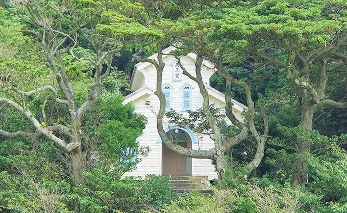 奈留島「江上天主堂」画像